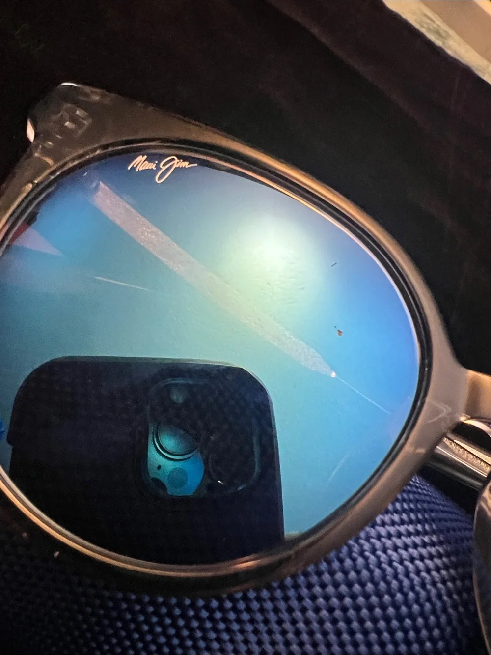 Maui Jim MEHANA Women’s Sunglasses with Blue Mirrored Lenses MADE IN ITALY 🇮🇹